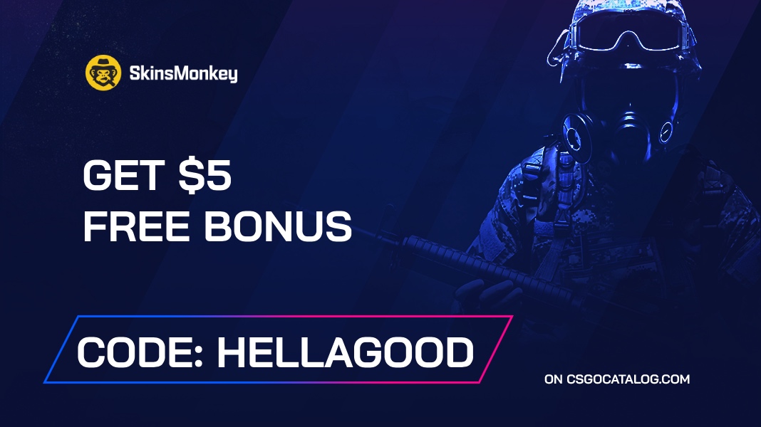 SkinsMonkey Promo Codes 2025: Use “Hella” and Get 5$ Free Bonus