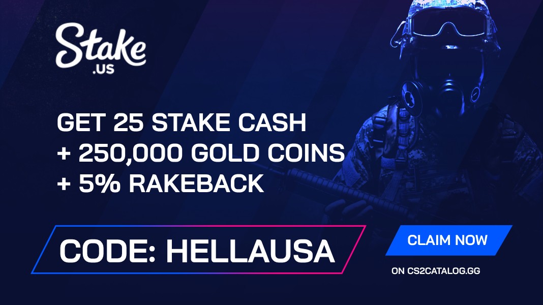Stake.US Referral Codes 2025: Use “HellaUSA” and Get 25 Stake Cash + 250,000 Gold Coins + 5% rakeback